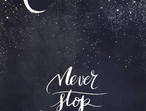 Never Stop Looking Up Quote